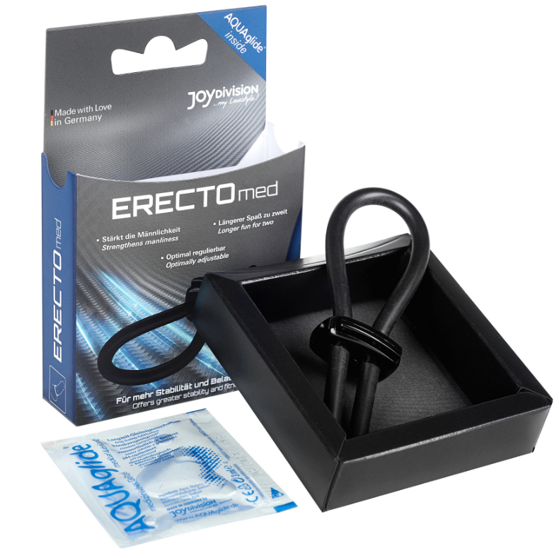 Medium Black Silicone Pleasure Ring