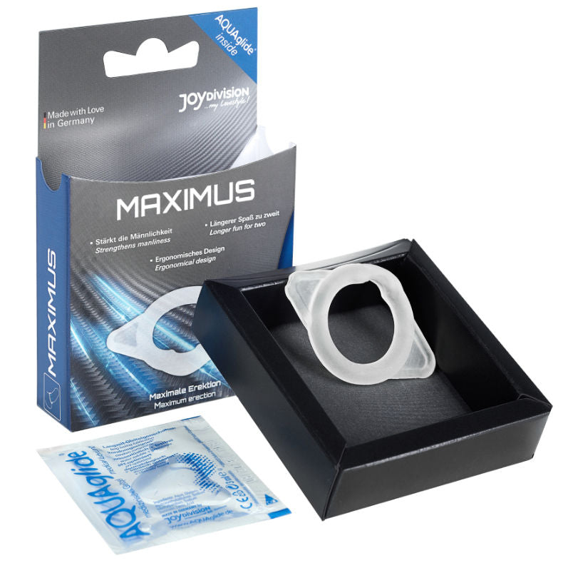 Maximus Erotic White Ring - XS Size
