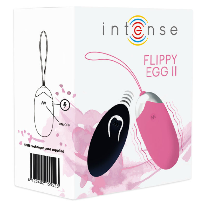 Flippy II Remote Control Vibrating Egg - Pink