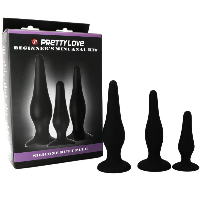 Silicone Anal Plugs Beginner Kit