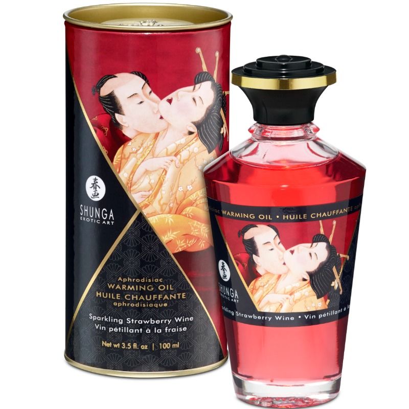 Strawberries & Cava Heat Massage Oil