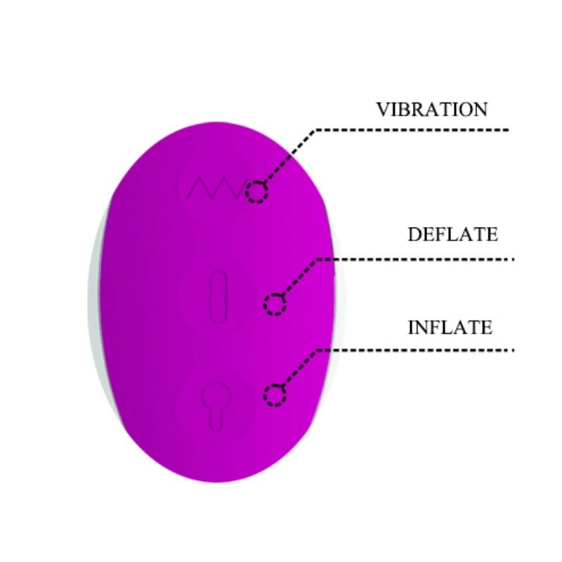 Dempsey Rechargeable Inflatable Vibrator
