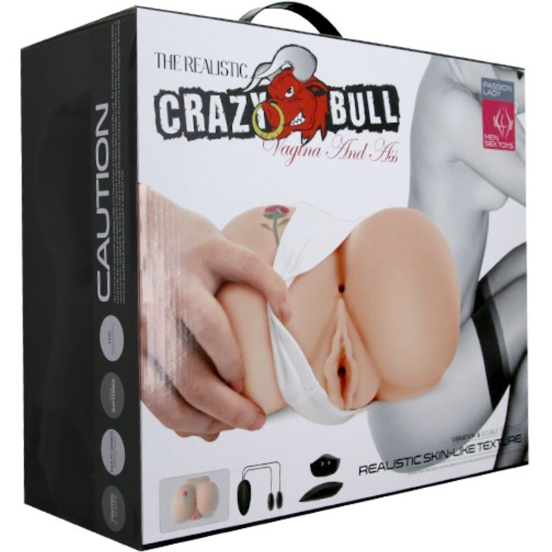 Vibrating Realistic Tattoo Vagina & Anus