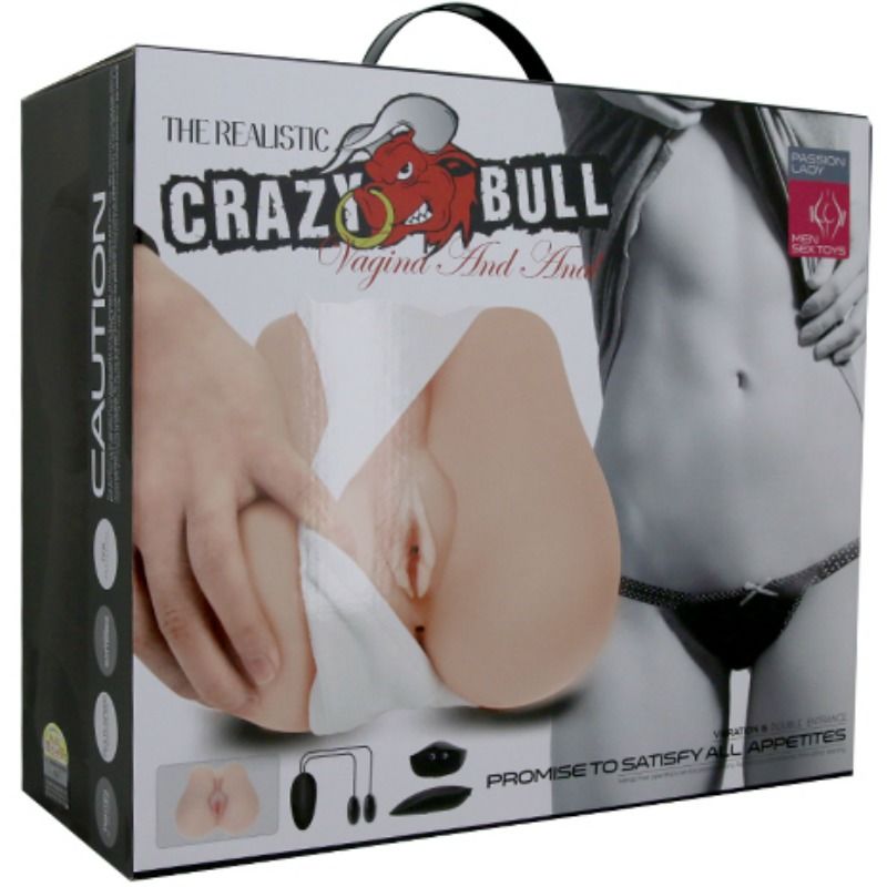 Realistic Dual-Entry Vibrating Masturbator
