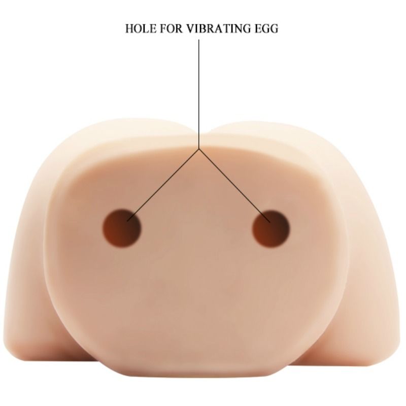Realistic Dual-Entry Vibrating Masturbator