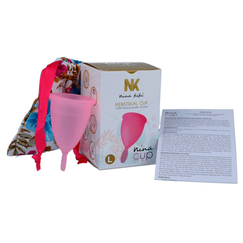 Copa Menstrual Grande Rosa - Talla L