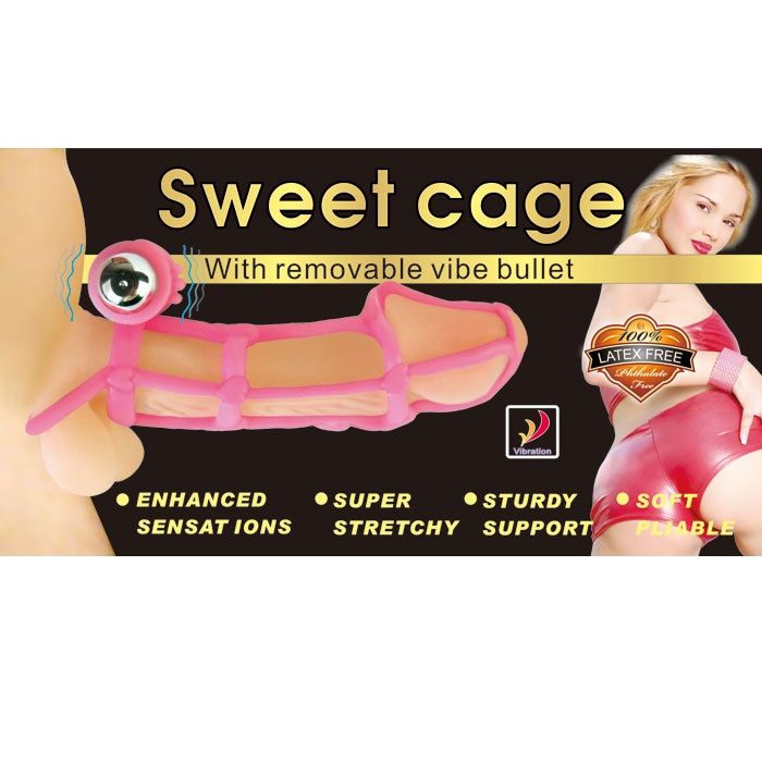 Sweet 10 Rhythms Silicone Penis Ring