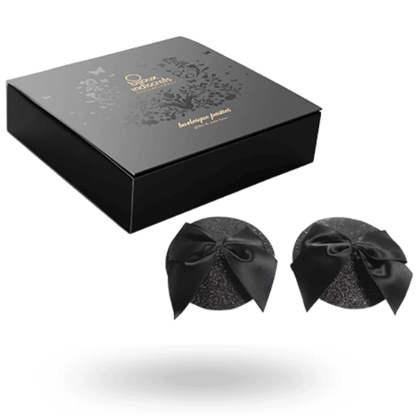 Burlesque Shiny Bow Nipple Covers