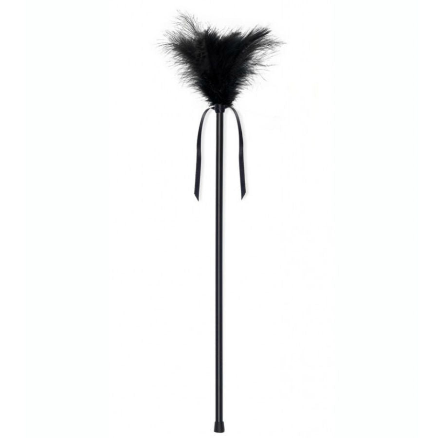 Black Feather Tickler 40 cm for Sensual Play
