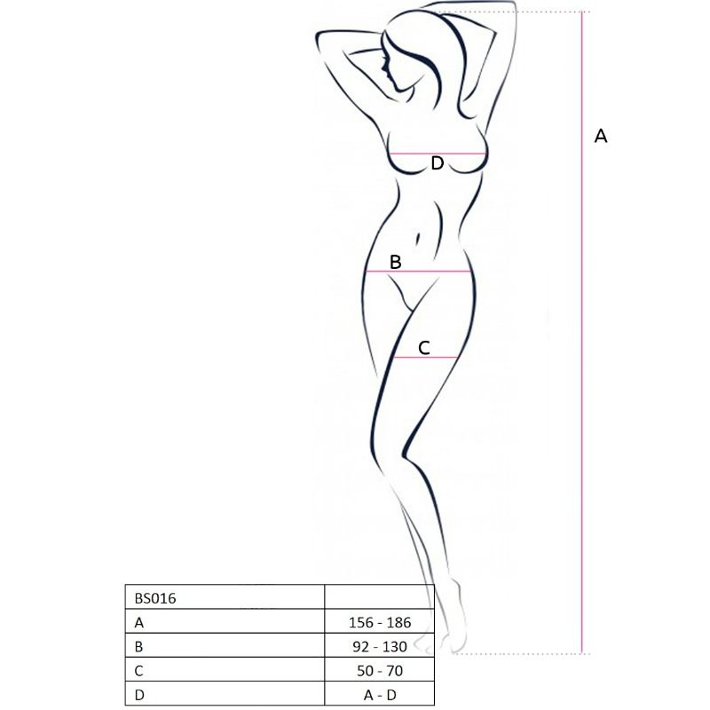 Black Mesh Bodystocking BS016