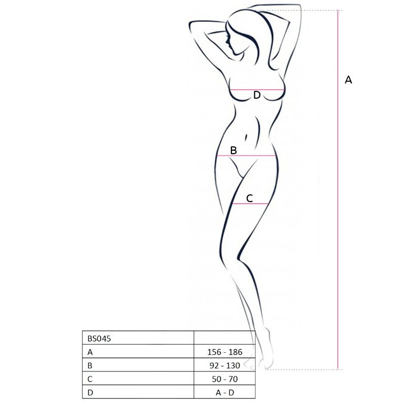 Alluring Black Mesh Bodystocking BS045