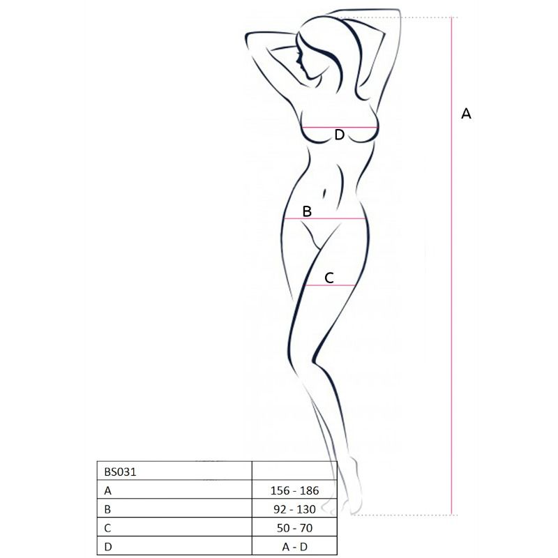 Black Bodystocking - Style BS031