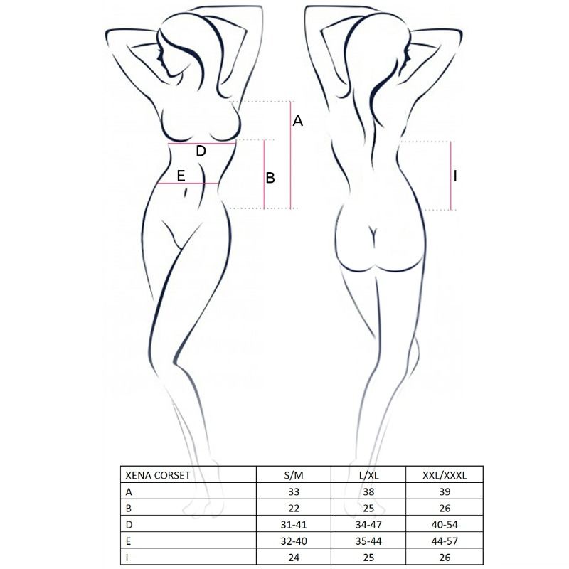 Xena Corset L/XL - Elegant Lingerie