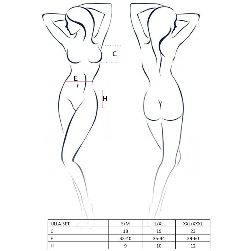 Ulla Sexy Lingerie Set - Size L/XL