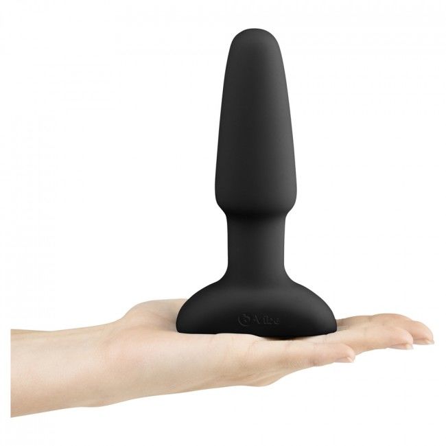 Remote Control Rimming Anal Plug 2 Black