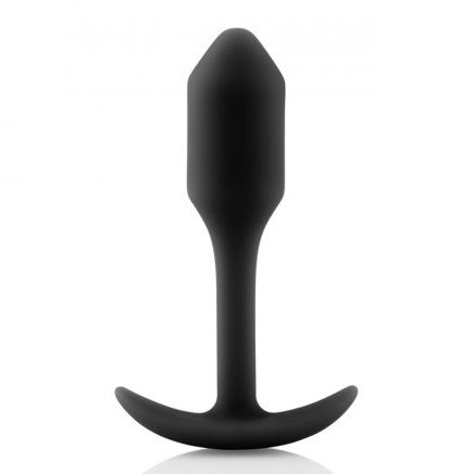 Snug Plug 1 Black Silicone Butt Plug