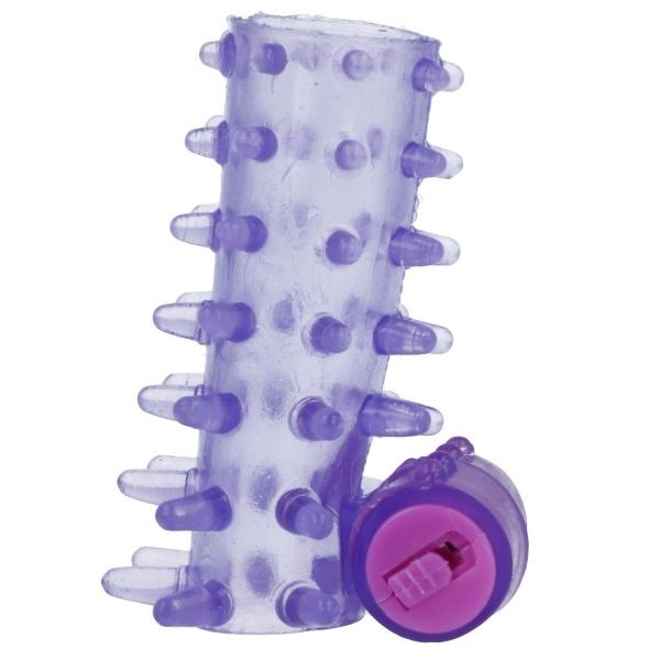 Purple Vibrating Penis Ring Sleeve