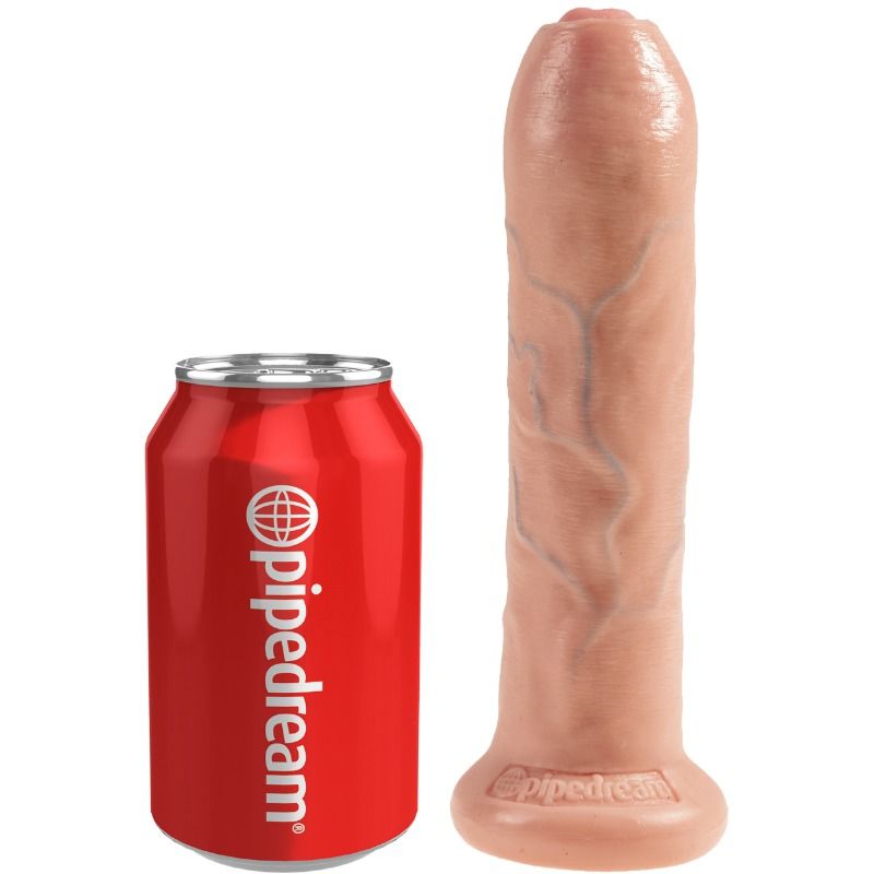Realistic Uncut Flesh Dildo 21cm