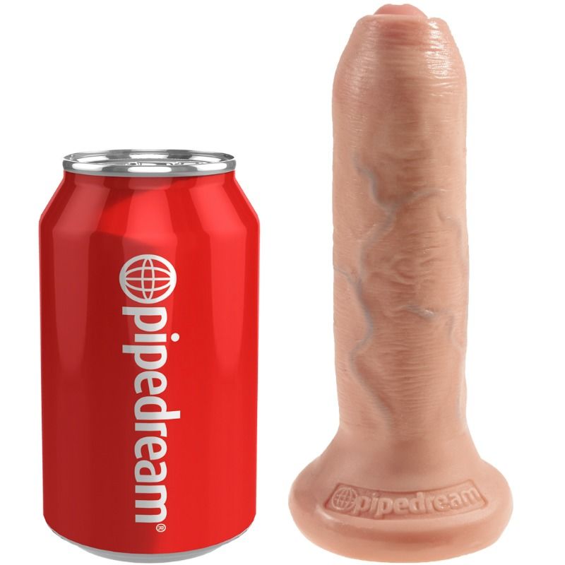 Realistic Uncut Flesh Dildo 15cm
