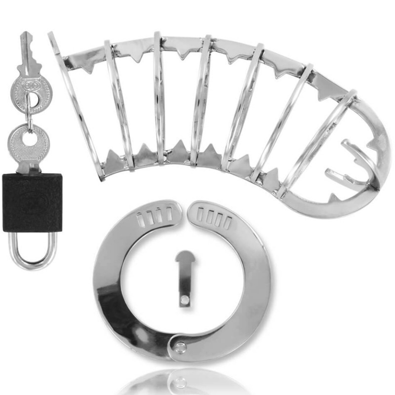 Premium Metal Penis Cage with Lock 14cm