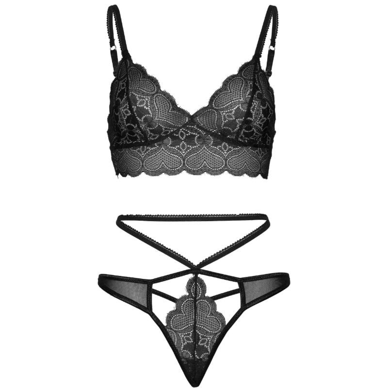 Sexy Strappy Cut G-String 2-Piece Set