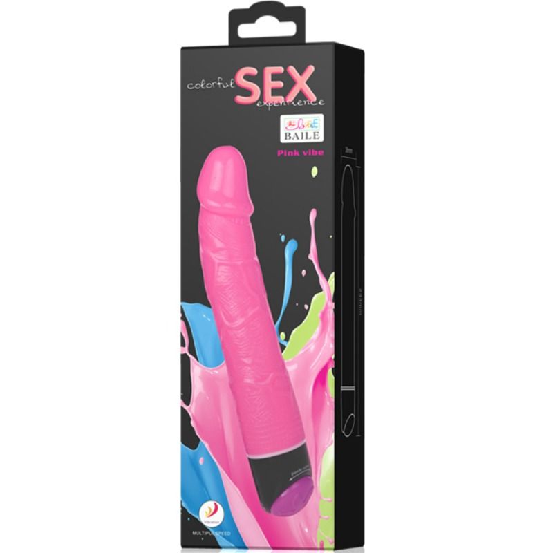 Vibrador Rosa Realista - 23cm