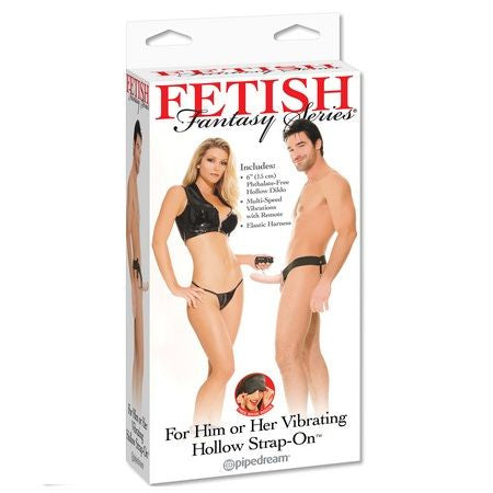 Hollow Vibrating Harness 14Cm