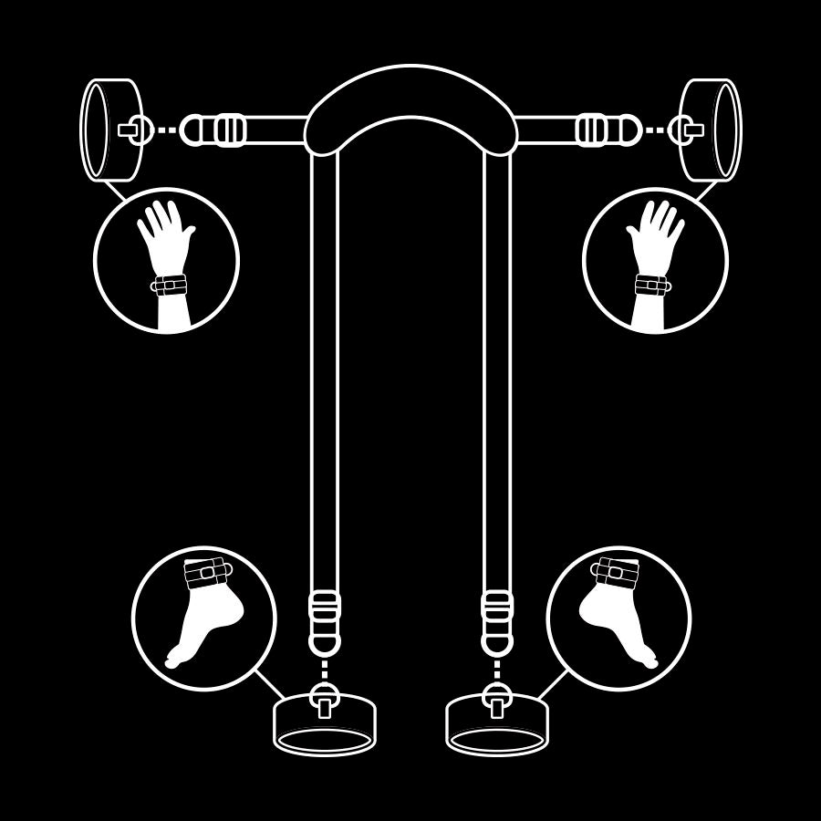 Master Position Quad Handcuff Restraint