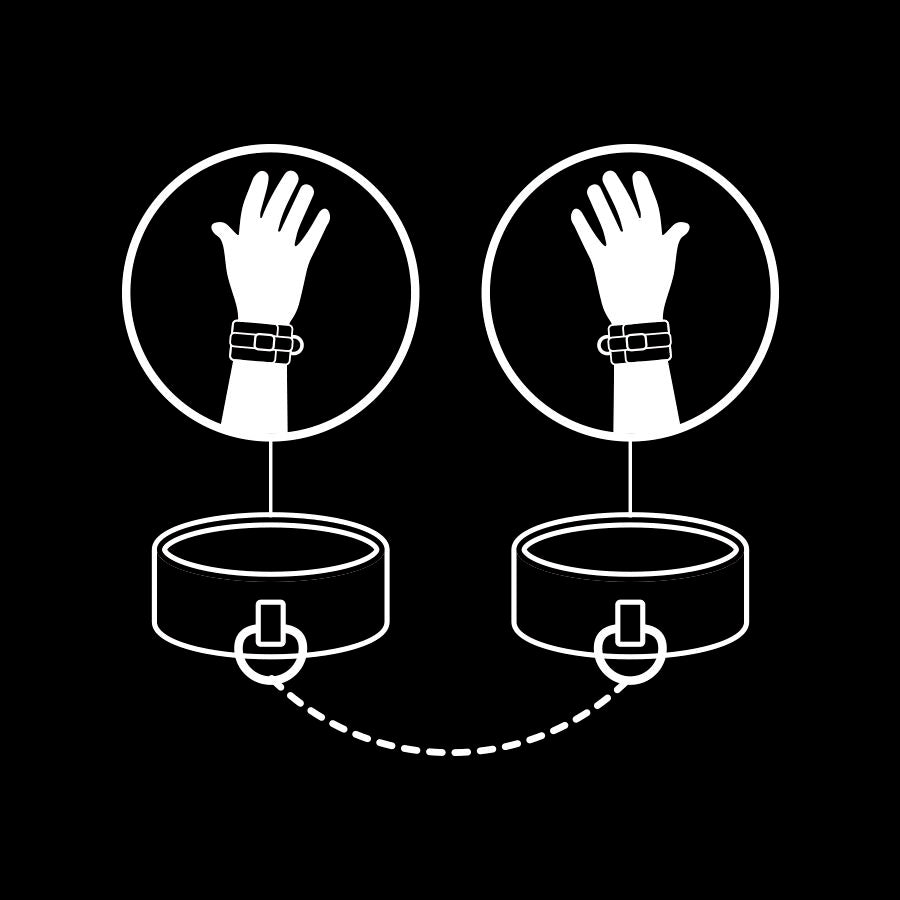 Vegan Leather Lined Handcuffs