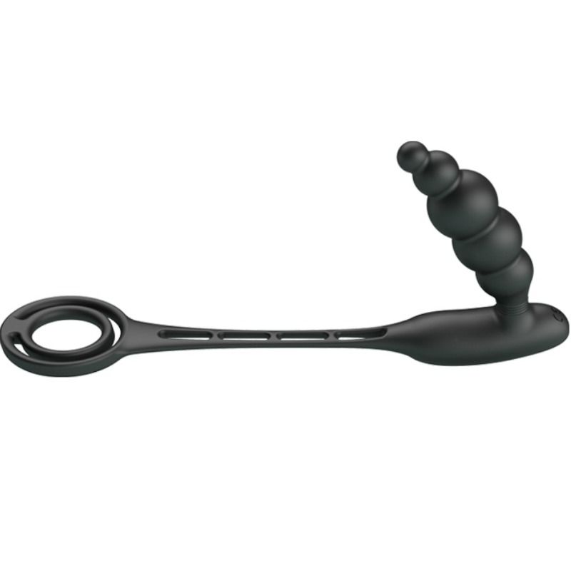 Vibrating Penis Ring with Plug