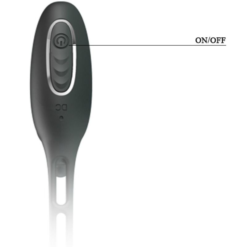 Vibrating Penis Ring with Plug