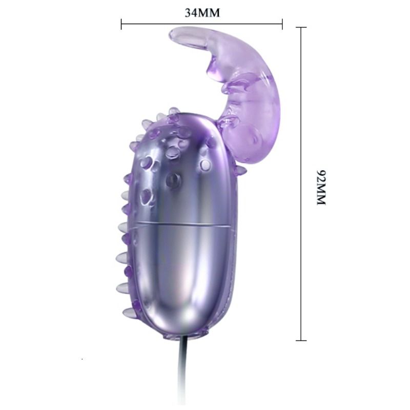 Vibrating Egg With External Stimulator