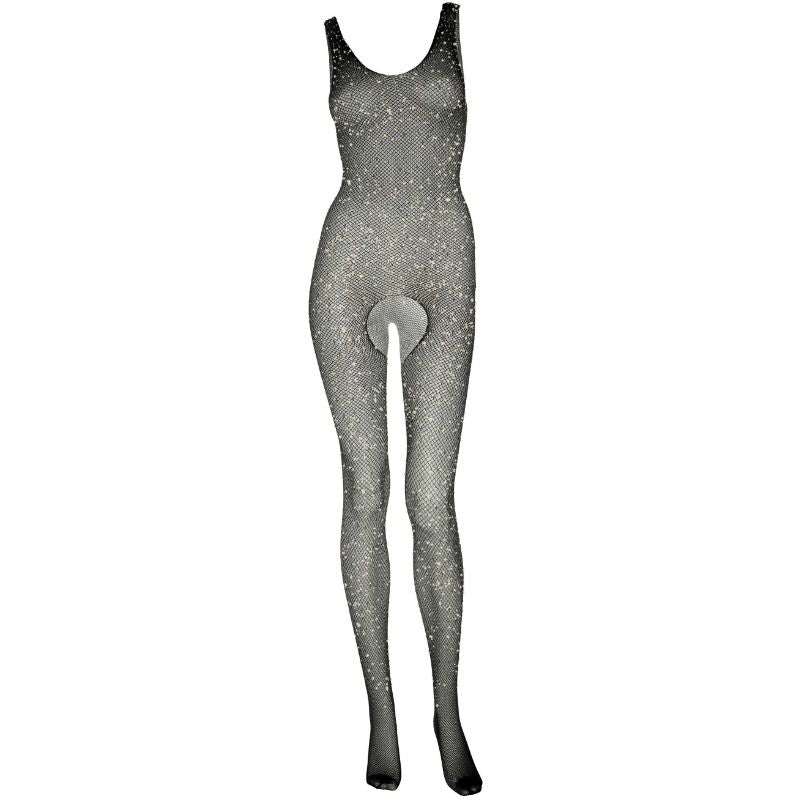 Bodystocking de Rede Sexy sem Mangas