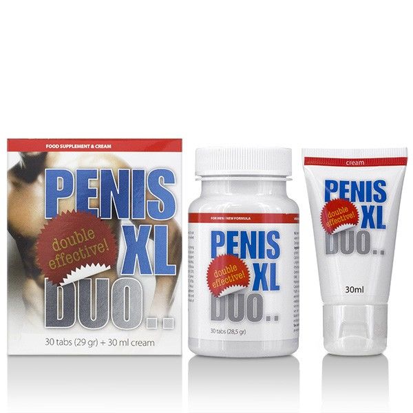 Penis XL Enhancement Duo Pack Capsules & Cream