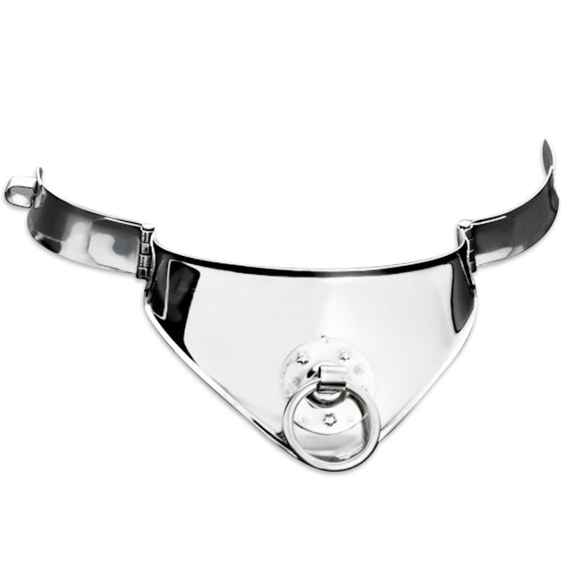 Lockable Bondage Collar With Ring