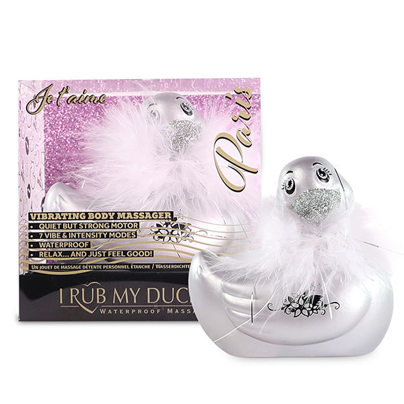 I Rub My Duckie 2.0 Paris Silver Massager