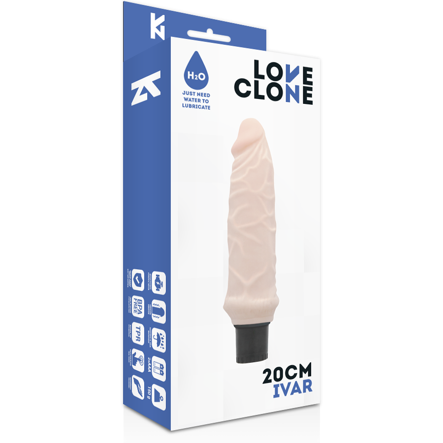 Vibrador Ivar Autolubricante de 20cm