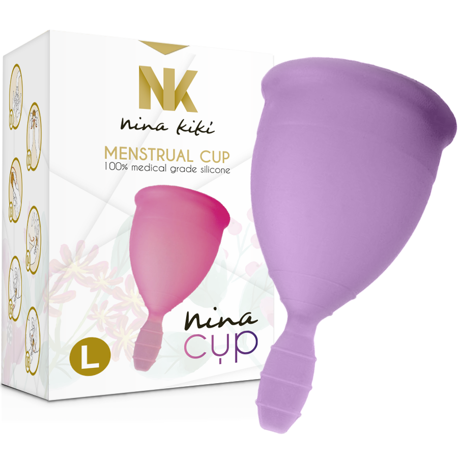 Copa Menstrual Grande Morada - Talla L