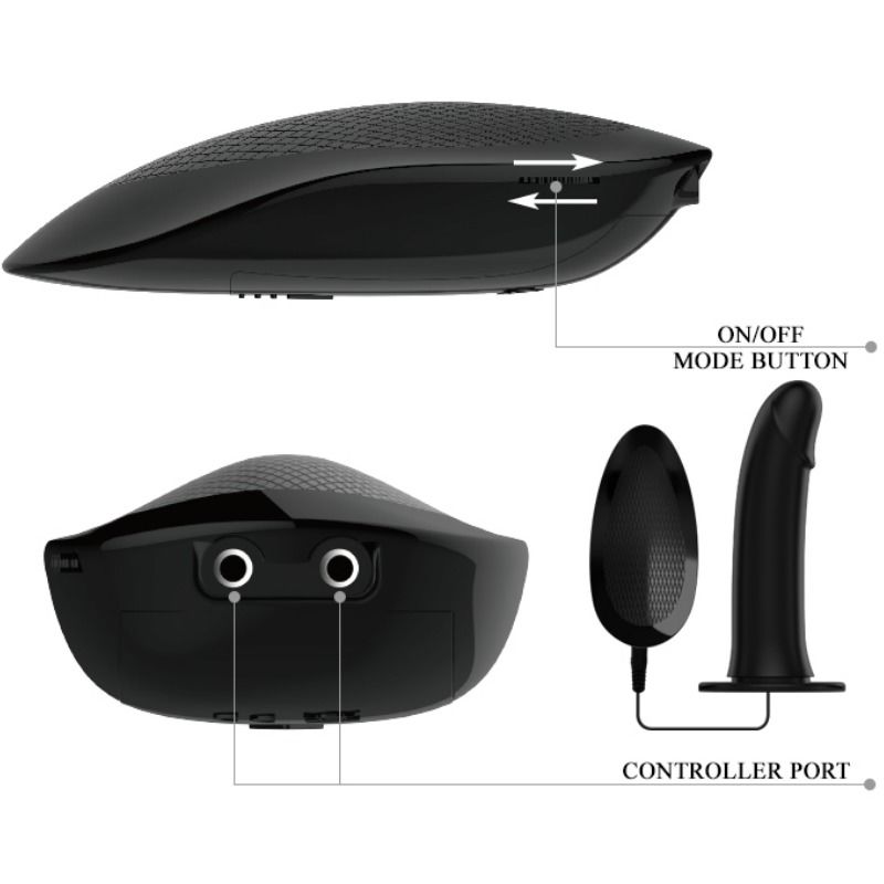 Dildo Oco para Arnês Vibratório Marvin