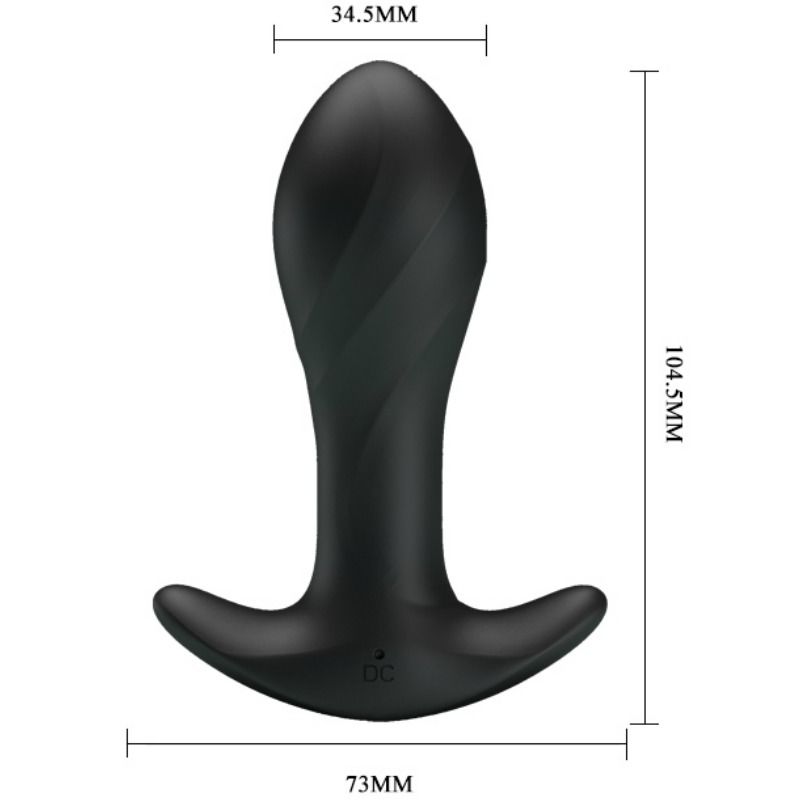 Premium Black Anal Vibrator