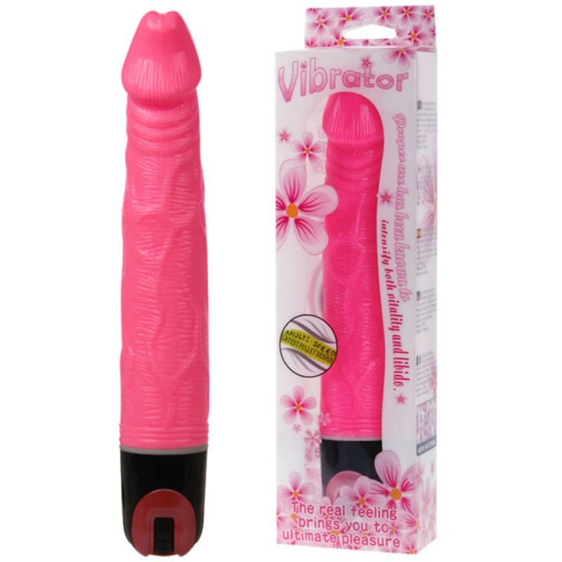 Pink Multispeed Vibrator 21.5cm