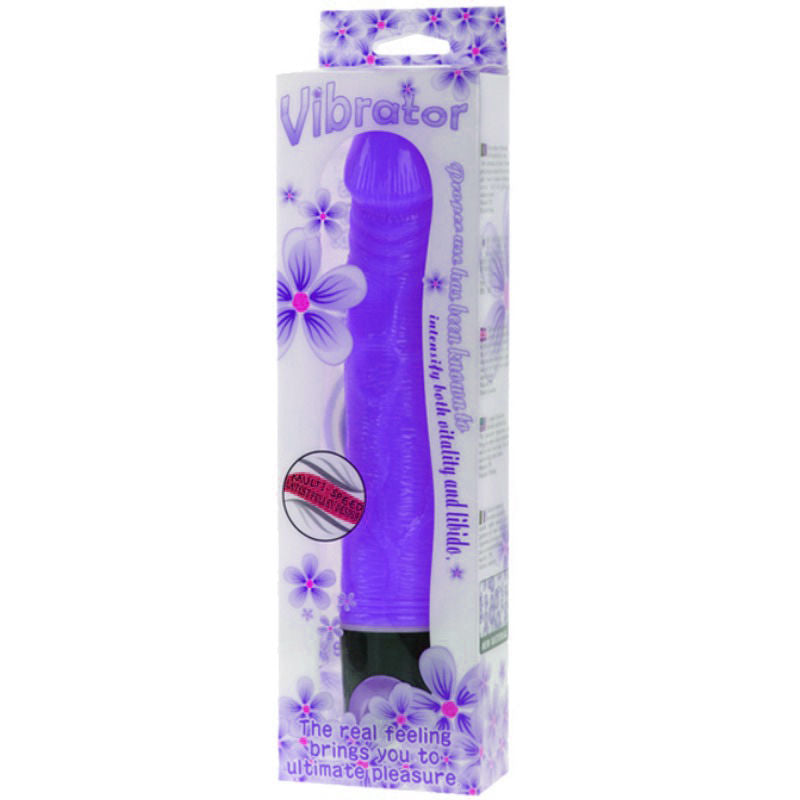 Purple 21.5cm Multispeed Vibrator