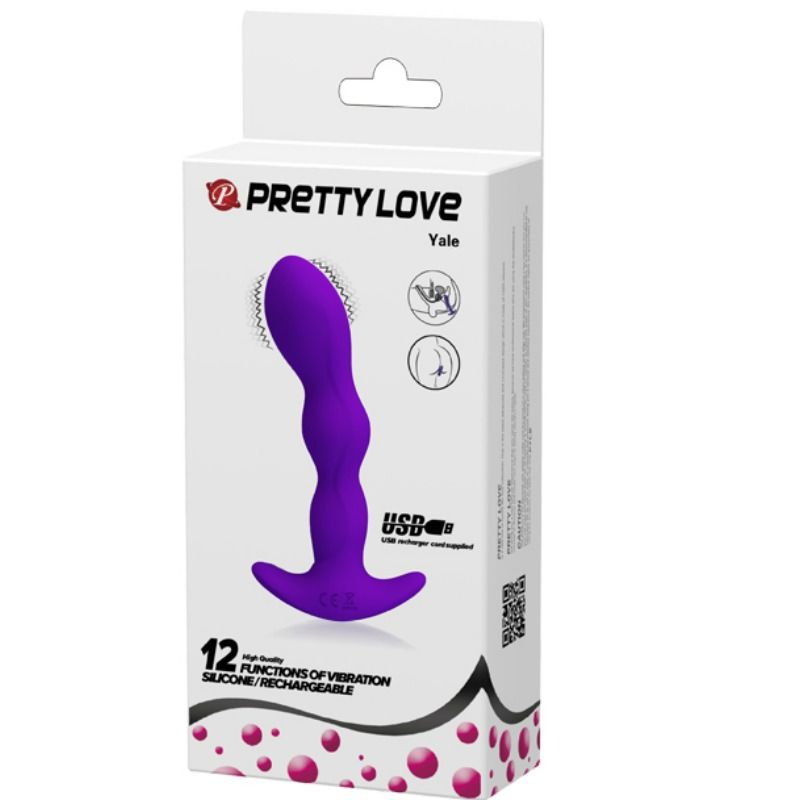 Lilac Anal Massager with 12 Vibration Modes