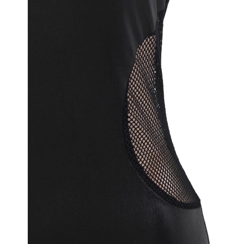 Seductive Black Strappy Lingerie Dress L/XL