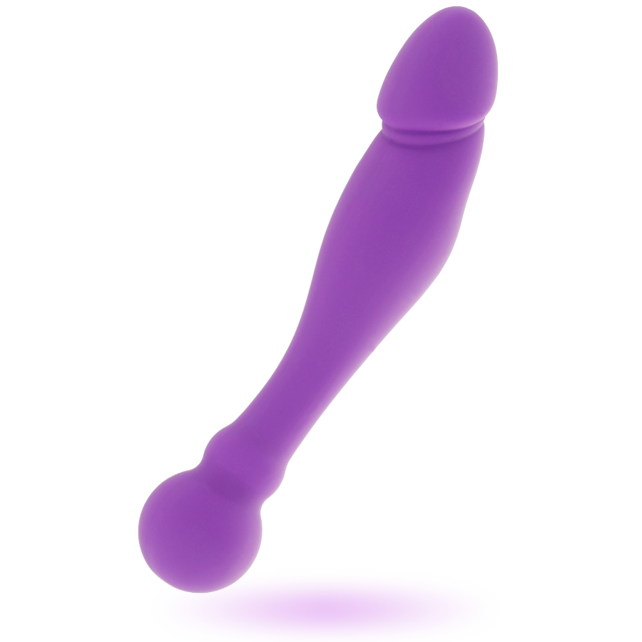 Silicone Rick Dual Lilac Adult Pleasure Toy