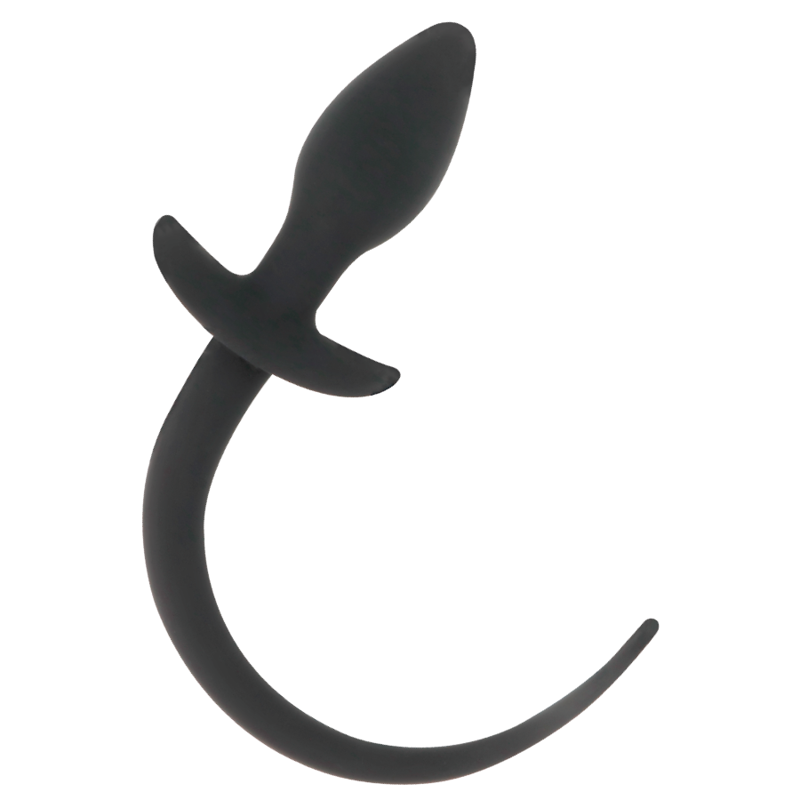 Premium 28cm Black Silicone Anal Plug