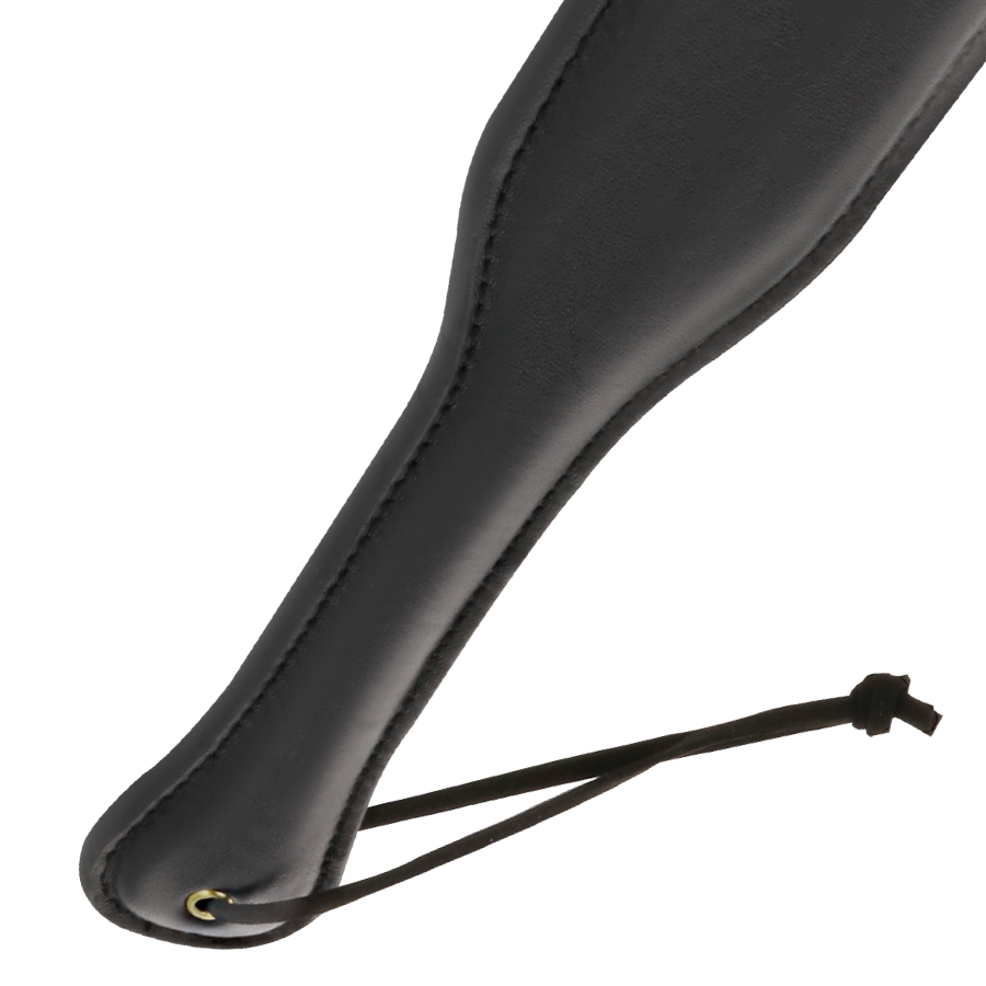 Black Leather Fetish Bondage Shovel