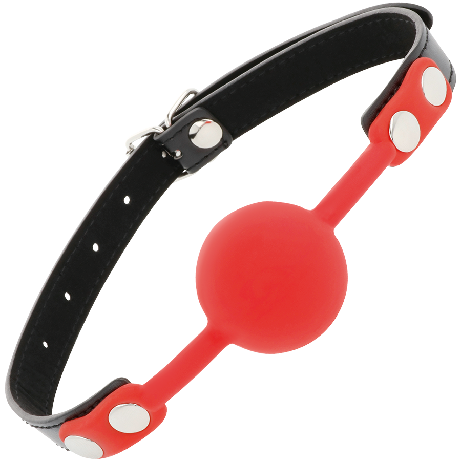 Red Silicone Bondage Gag