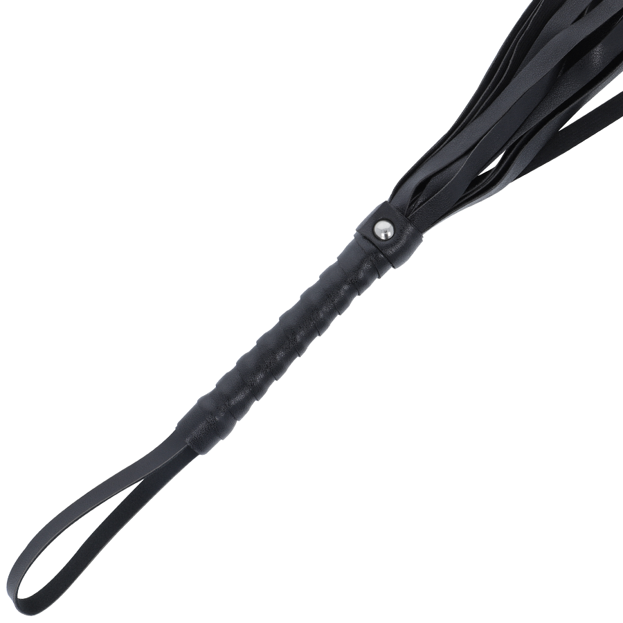 Elegant Black Bondage Whip 45cm