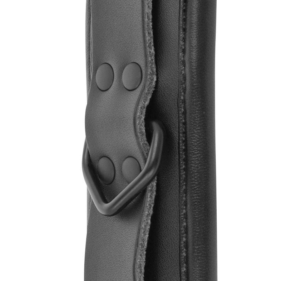 Esposas de Cuero Negro Ajustables